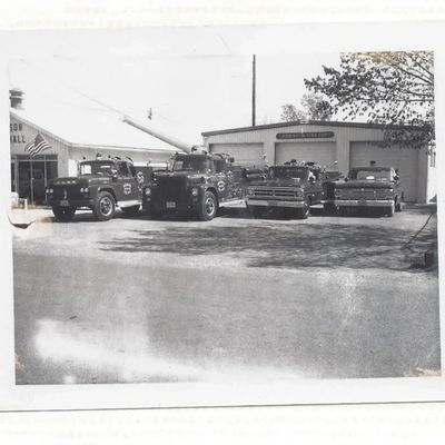 Robinson Volunteer Fire Department's first fire station
