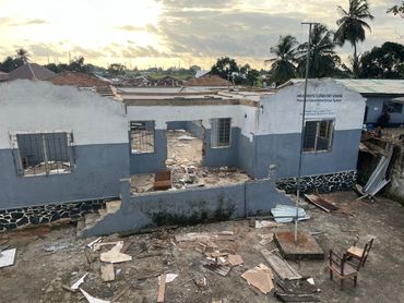 1st-8th grade public school building, before Aletha's Legacy reconstruction