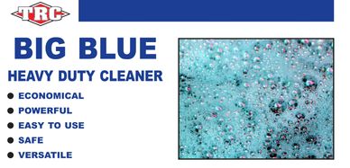 Texas Refinery's BOG BLUE CONCENTRATED CLEANER is highly concentrated allowing for a reduction in th