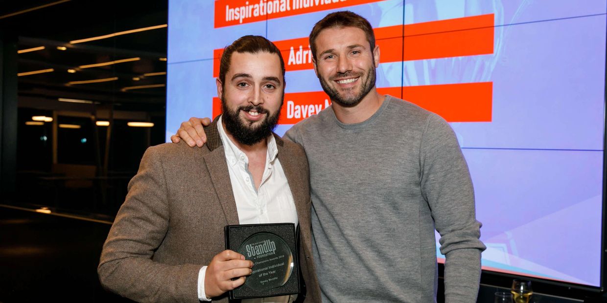 Winning an award for my support services.