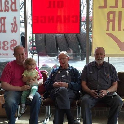 4 Generations: Former Mayor Hank Stites, Former City Councilman Mike Stites, Korey Stites, and Riley