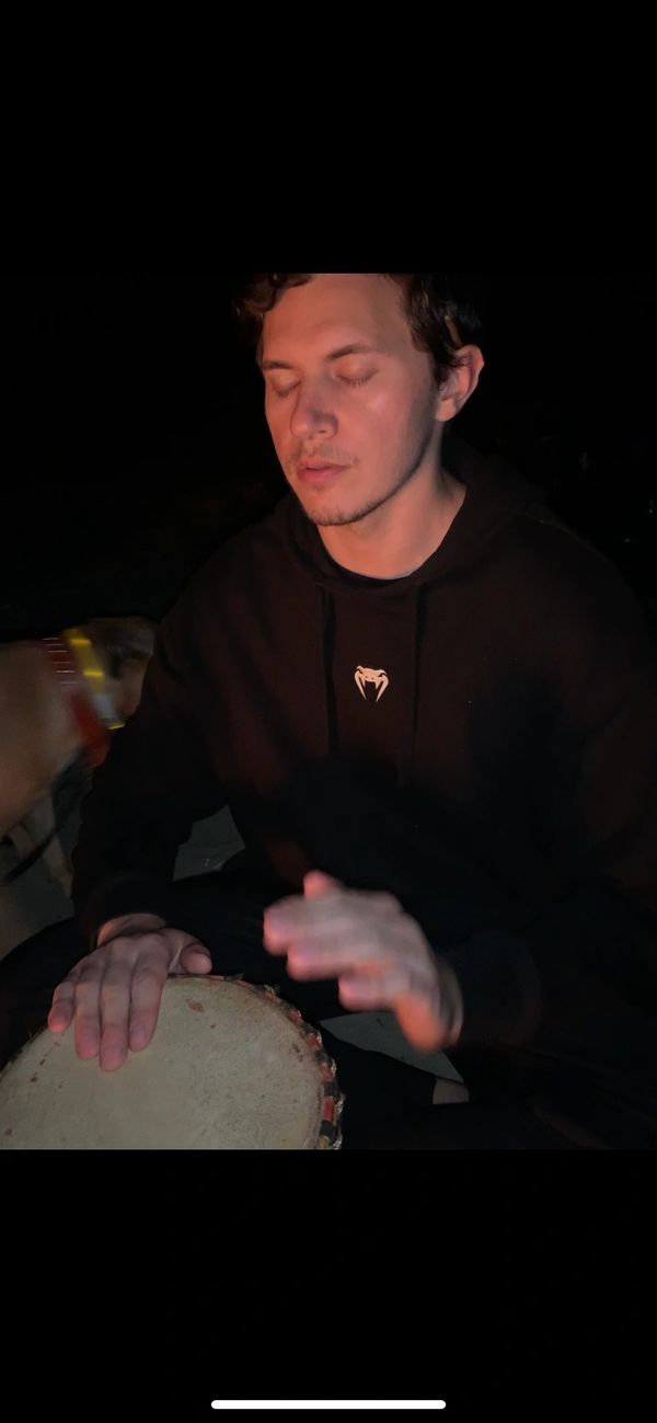 Immerse yourself in drumming and being a part of an organized drum circle with instruction provided