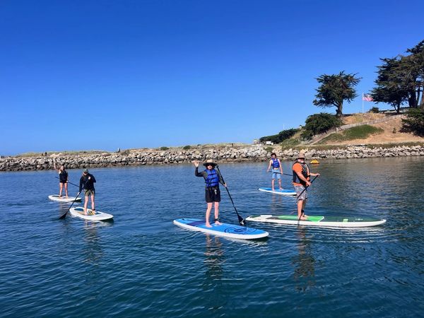 S.U.P. Stand Up Paddle Board lessons available now in Capitola, CA from the Capitola Wharf