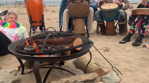 Drum circles and fire pits that meet the guidelines are allowed on the Capiotla Beach