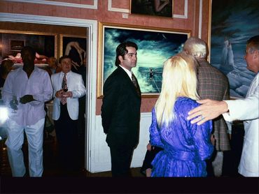 Medad's Exhibition at the Gucci's Courtyard gallery, Palm Beach, Florida