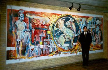 Painting by MEDAD, Commissioned by the city of Copenhagen 1993