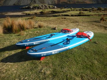 Red Paddle boards at Wastwater from Explore the Lakes