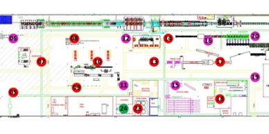 Access Points (APs) Placement Map