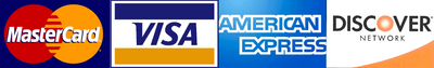 Credit Cards Aceepted Payment Option.