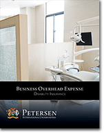 Business Overhead Expense / BOE Disability Brochure from Petersen International Underwriters