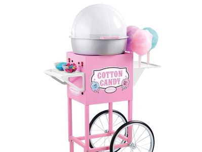 Fresh unlimited cotton candy from our cotton candy machine.