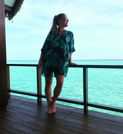 Maldives overwater bungalow