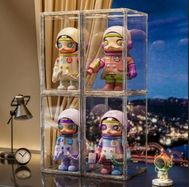 big figure storage box,figure display box,Transparent acrylic display box,clear acrylic display case