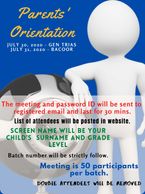 Guidelines for parents’ orientation
