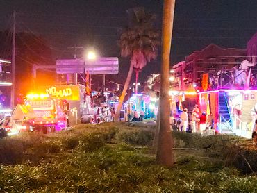 Illuminated Knight Parade in Ybor City, Tampa, Florida