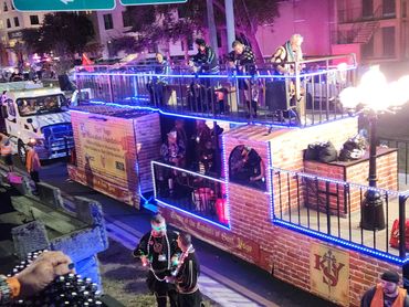Illuminated Knight Parade in Ybor City, Tampa, Florida