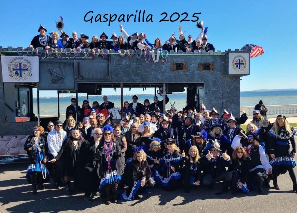 Krewe of the Conquistadors 2025 Gasparilla float.
