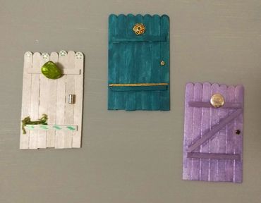 three faerie doors, interdimensional portals