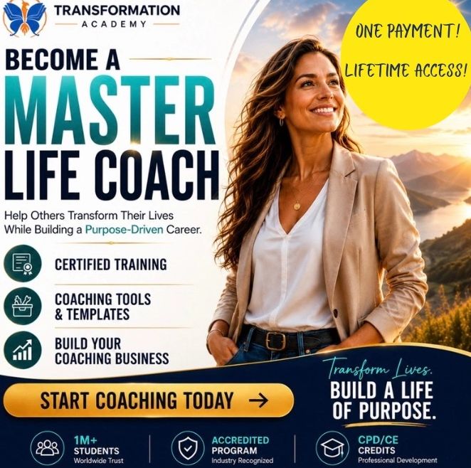 Become a master life coach with certified training and tools.