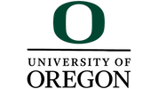 University of Oregon logo with a large green 'O' above the text.
