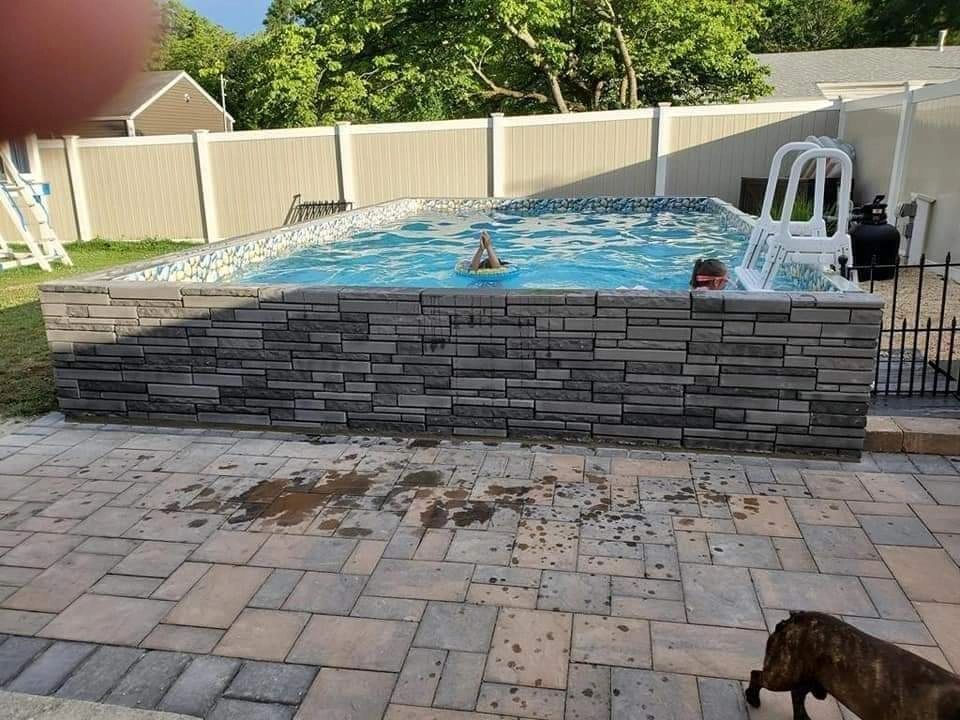 Semi Inground Ultimate Radiance , Radiant Insulated Pool