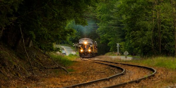 Our FP7A #9880 coming into White Mills on a beautiful Summer day