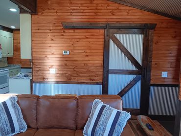 Living Room view of Bathroom Entrance