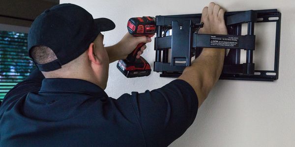 TV mount installation