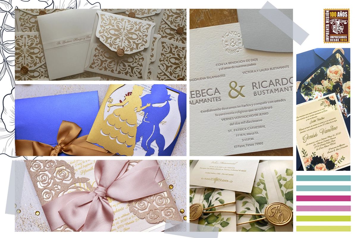 LASER CUT HD • LETTERPRESS • RAISED INK • WAX SEAL • EMBBOSED •