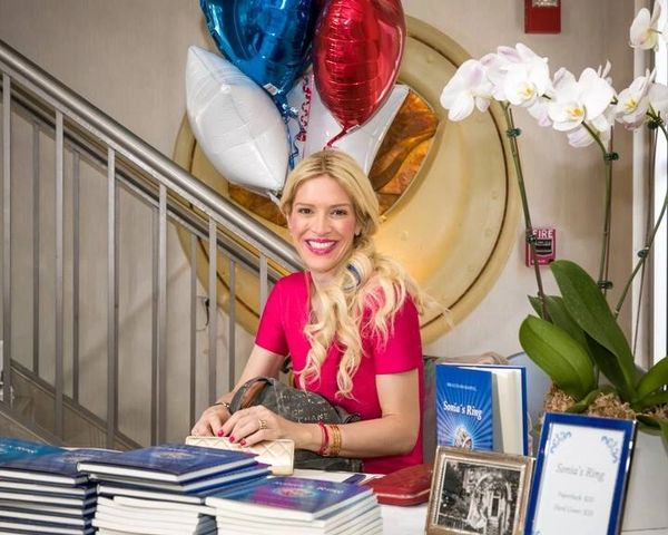 Sonia Tita Puopolo, Book signing event in Boston, Massachusetts, USA.