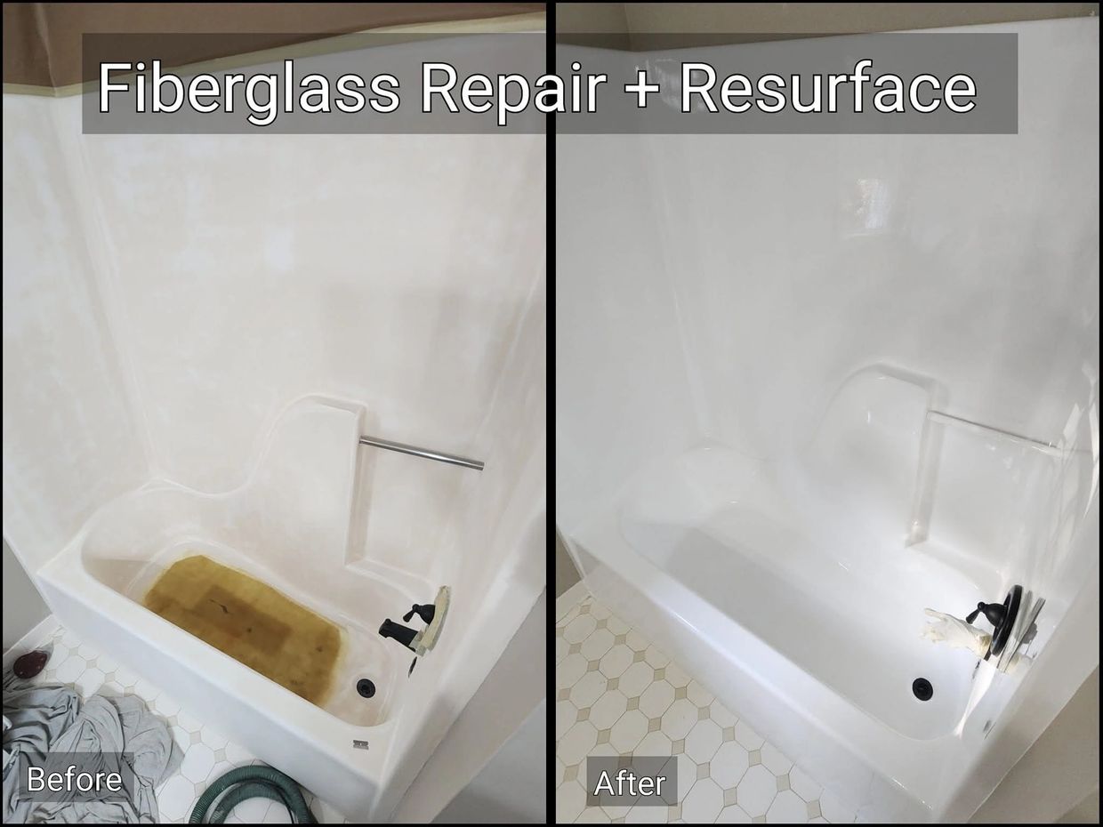 Bathtub Crack Repair in Virginia Beach VA and bathtub resurfacing