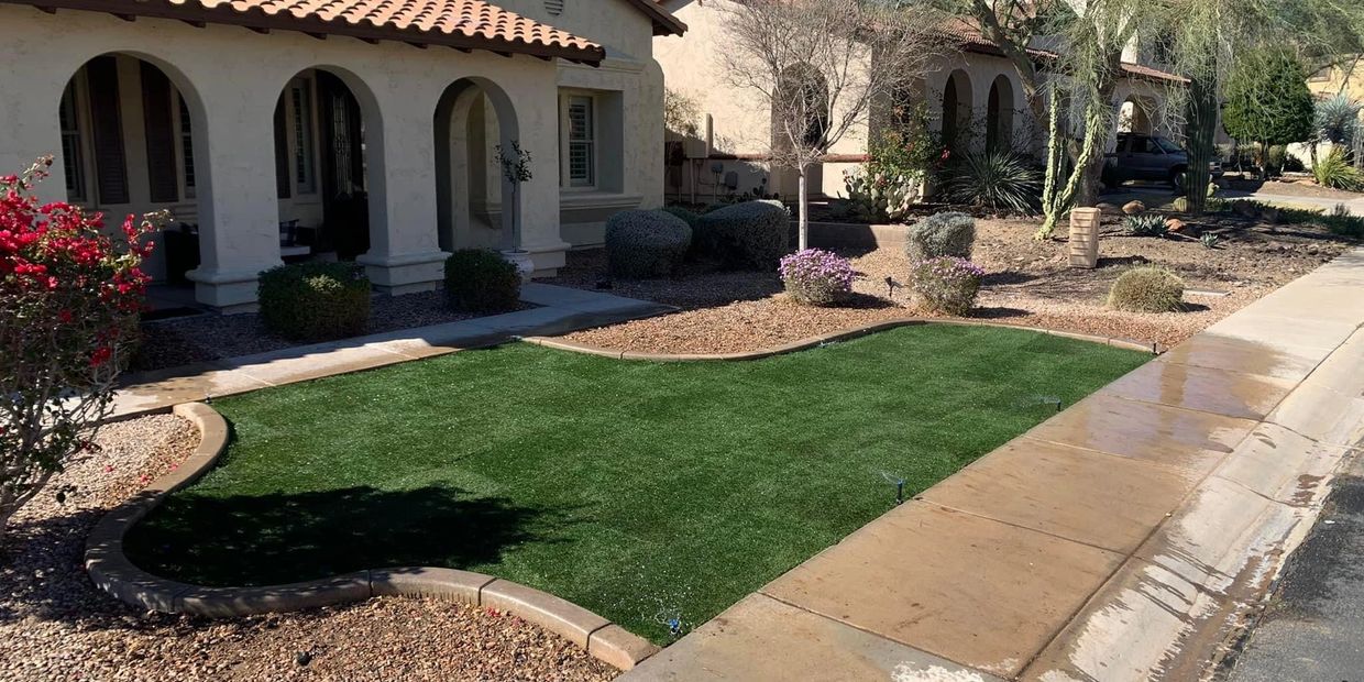 New sod install in Vistancia, AZ.