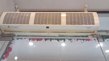 AIR CURTAIN WITH CHANNELS INSTALLED ABOVE GLASS DOOR SIZE 4 FEET NEAR RUPNAGAR PUNJAB
