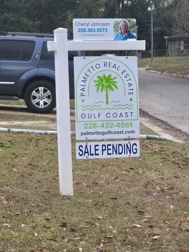 Palmetto Real Estate Sale Pending Sign