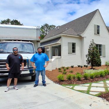 Movers after they finished helping a local Interior Designer