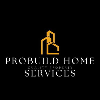 Logo for Probuild Home Services showcasing a modern building design.