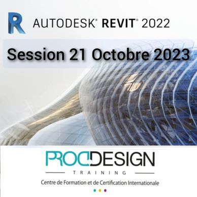 FORMATION AUTODESK REVIT ARCHITECTURE PRODDESIGN TRAINING Tunis, 21 Octobre 2023