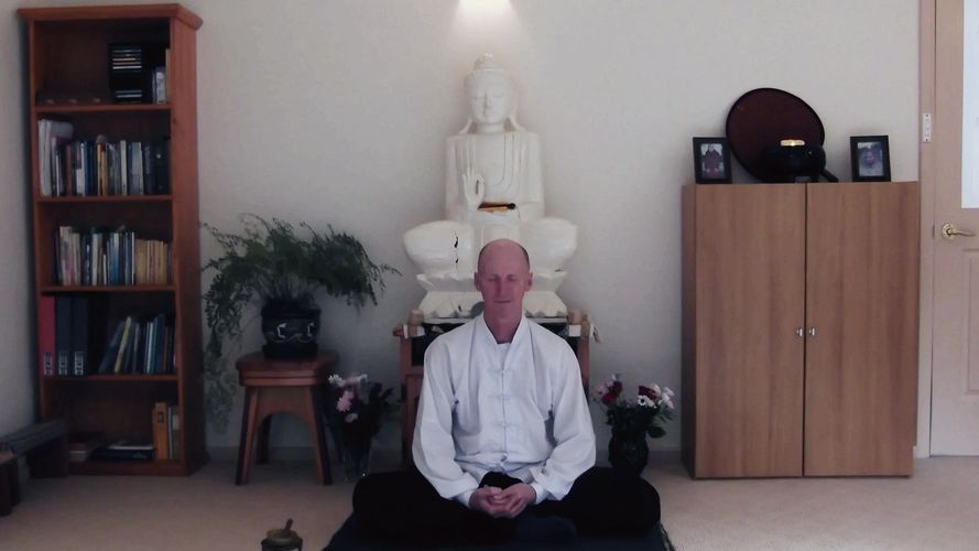 Stephen Procter in meditation