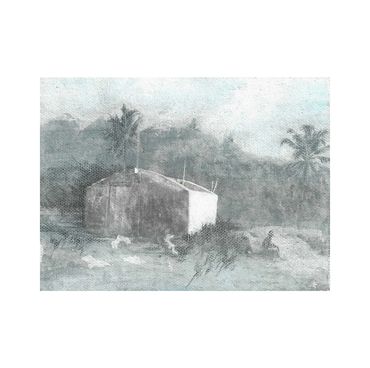 Ngan's home
Image transfer, graphite and acrylic on canvas, 15.3x11.5cm, 2023