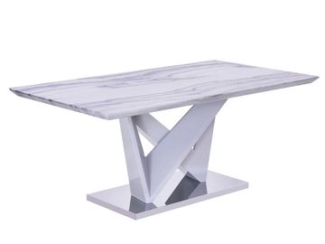 Dining Table w/Faux Marble Top 