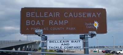 Belleair Causeway Boat Ramp is home port & a convenient Captain Clearwater pickup location.