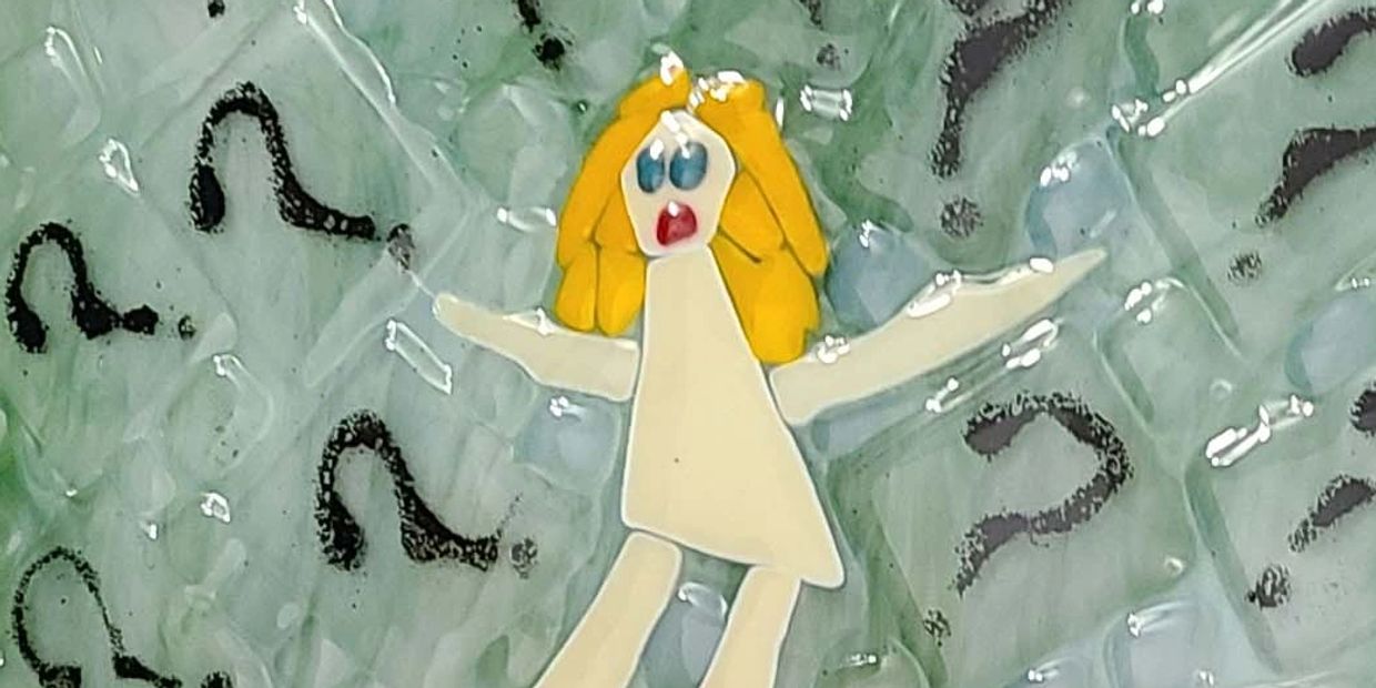 Fear Of Unanswered Questions
Beryl Brenner
17" w x 11" h
Fused Glass
2021