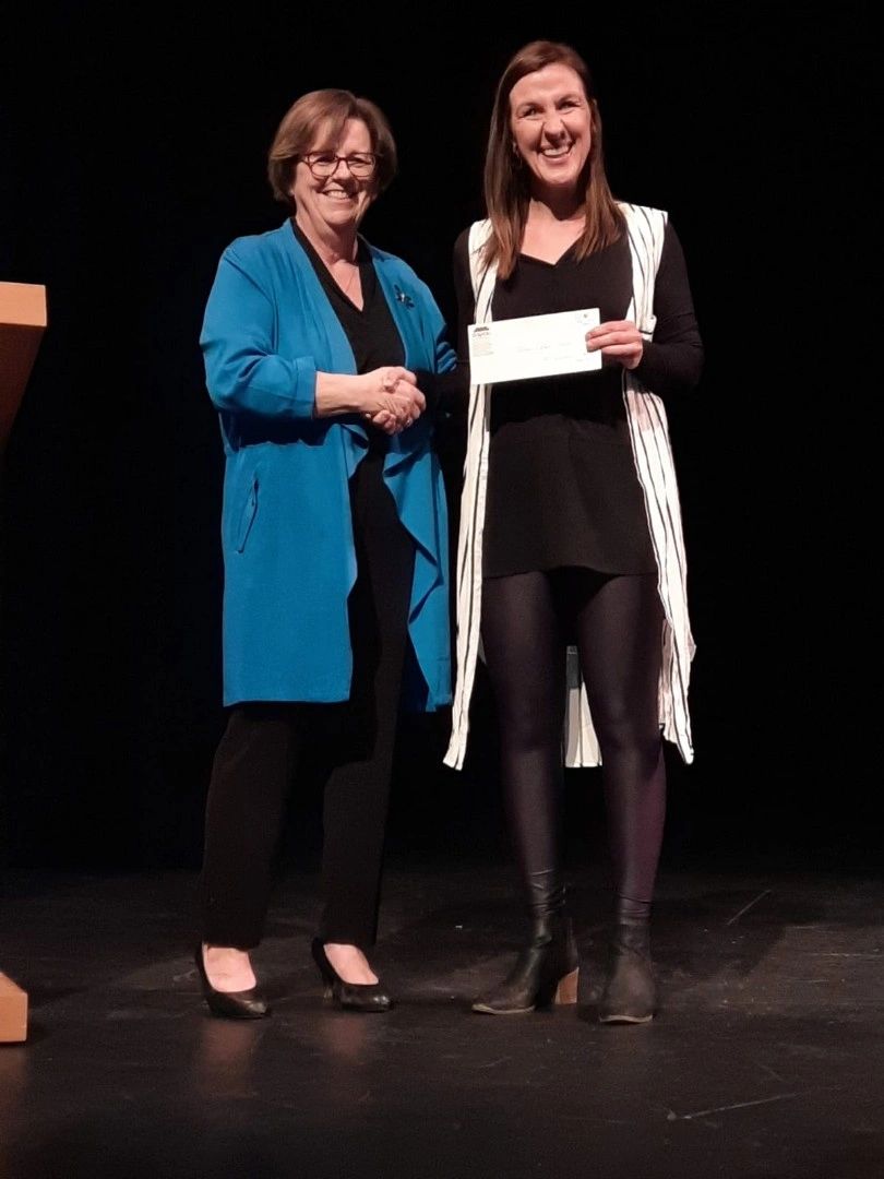 Soroptimist presented Small Steps to Success staff with a donation to support our program. The W