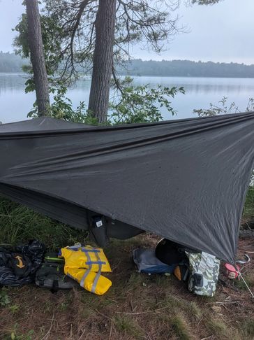 Basic Shelter and Bushcraft Setup