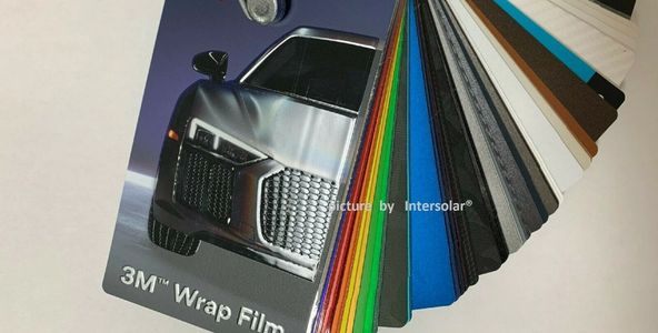 A collection of 3M Wrap films on a table