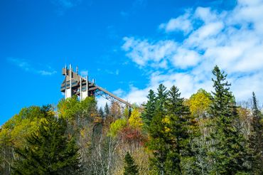 Ski Jumps in Lake Placid