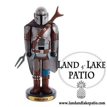 Christmas collectible star wars mandalorian nutcracker