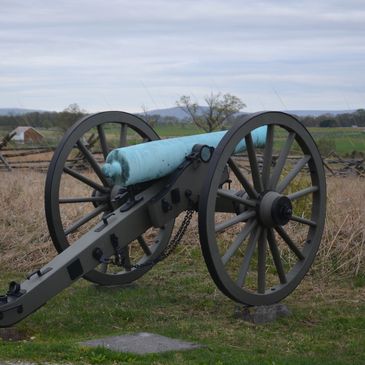 Cannon on the Gettysburg Battlefield