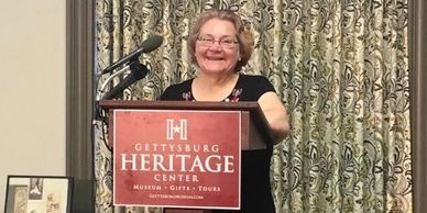 Bernadette Loeffel-Atkins on CSPAN at the Gettysburg Heritage Center