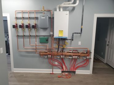 Heating Installation - In floor heat setup